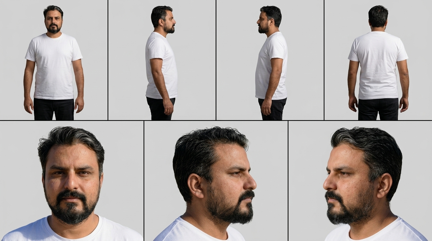 Prompt to create a character reference sheet